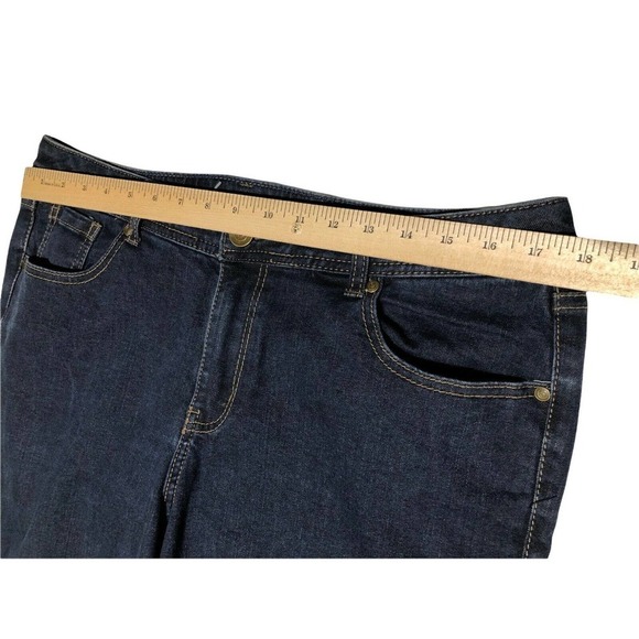 Lane Bryant Skinny Jeans Women Size 16 Short Genius Fit Stretch Denim 34" Waist - Picture 6 of 9